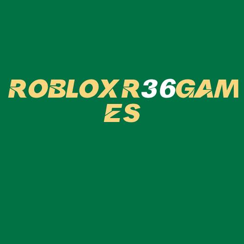 Logo da ROBLOXR36GAMES